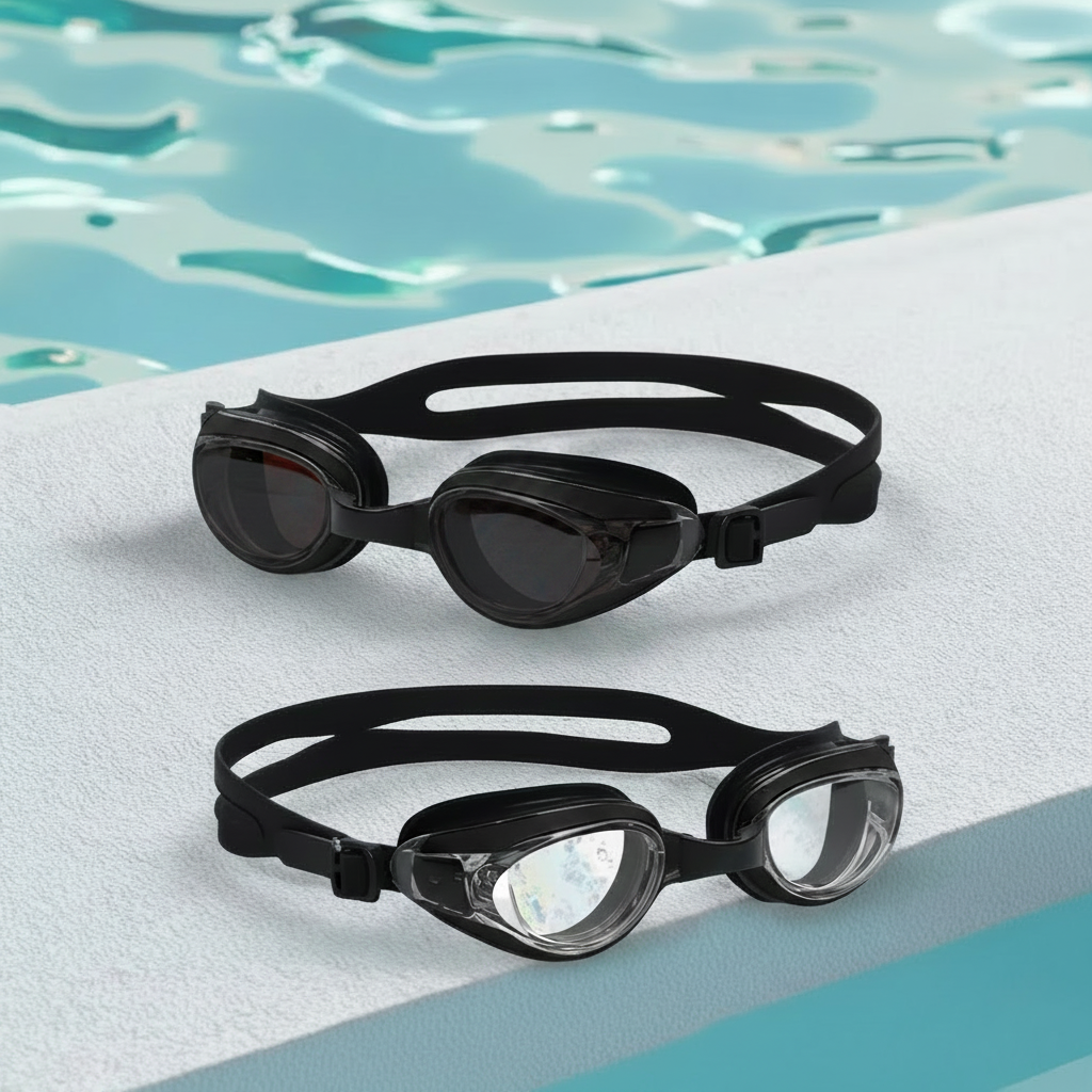 Black Goggles Tinted Lens