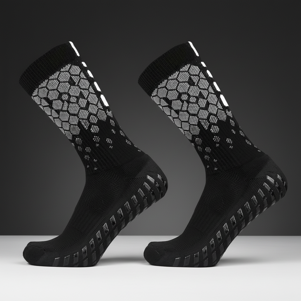 Black Grip Socks
