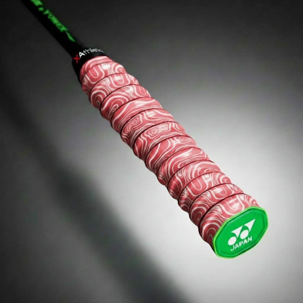 Coral pink grip tape with studio background