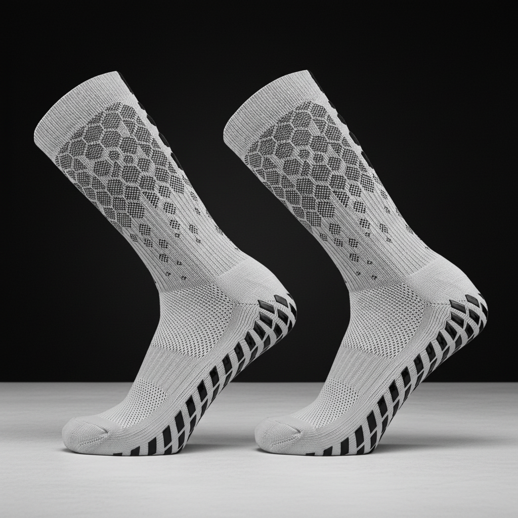 Gray Grip Socks