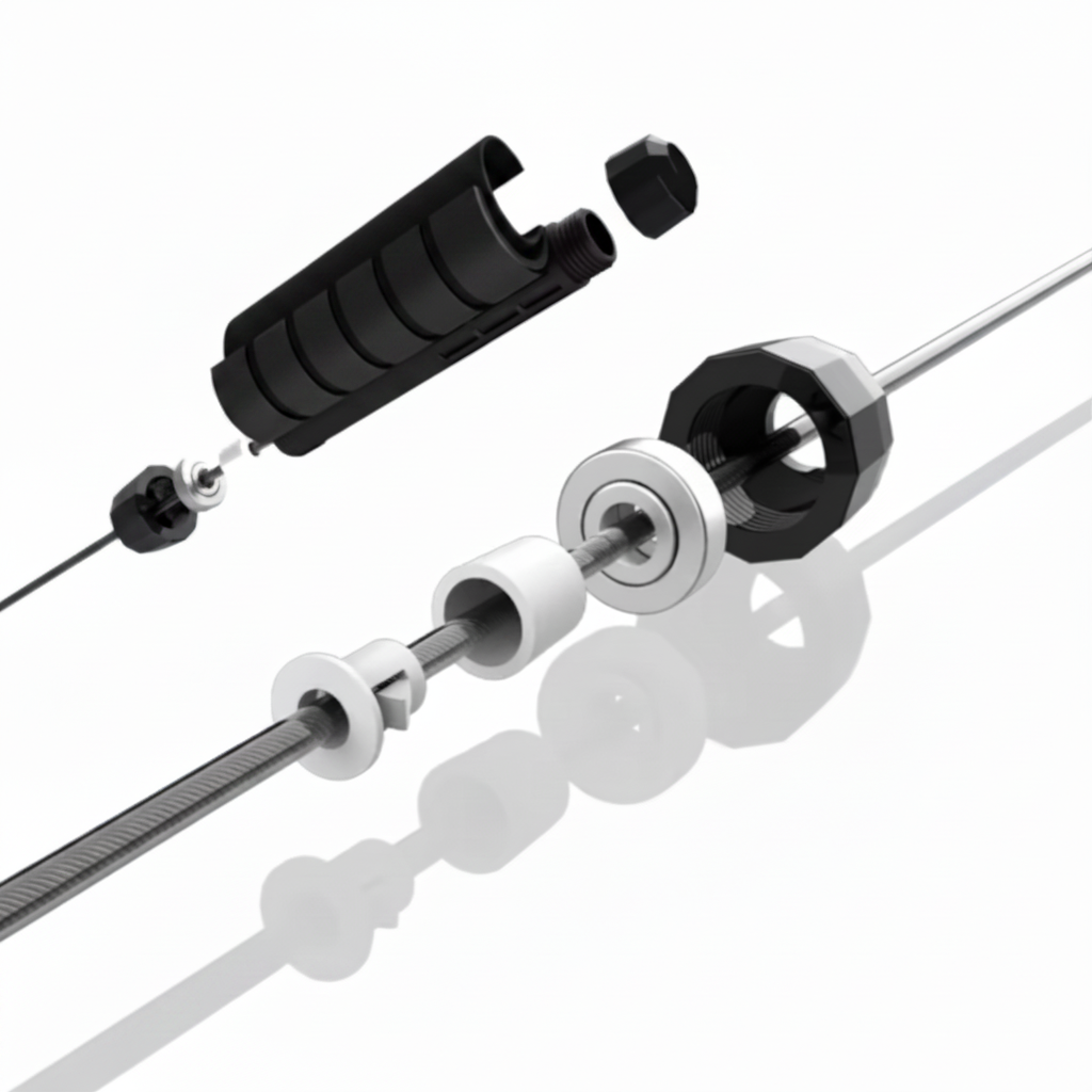 Jump-rope integrated bearing