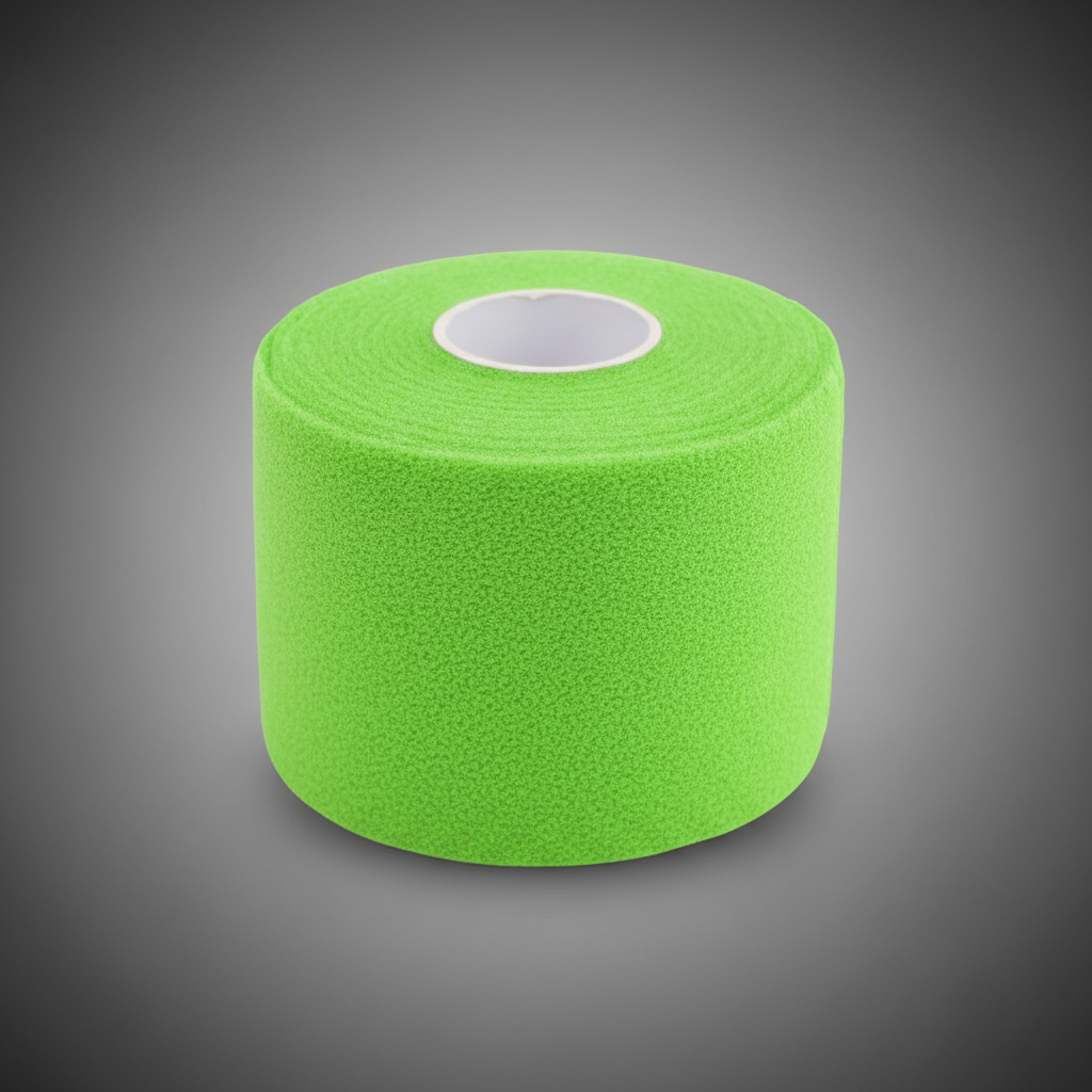 Neon Green Grip Tape Roll - Studio Background