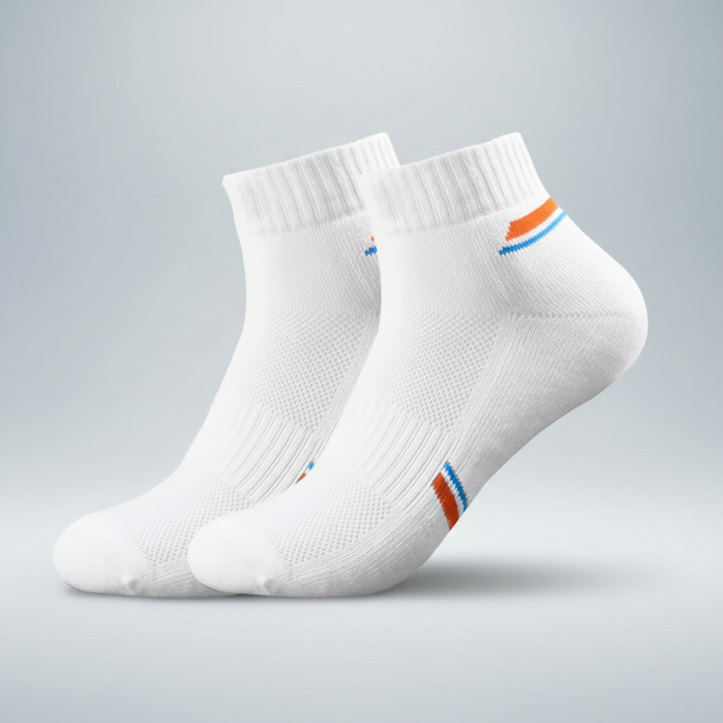 Orange Blue Ankle – Studio Shot