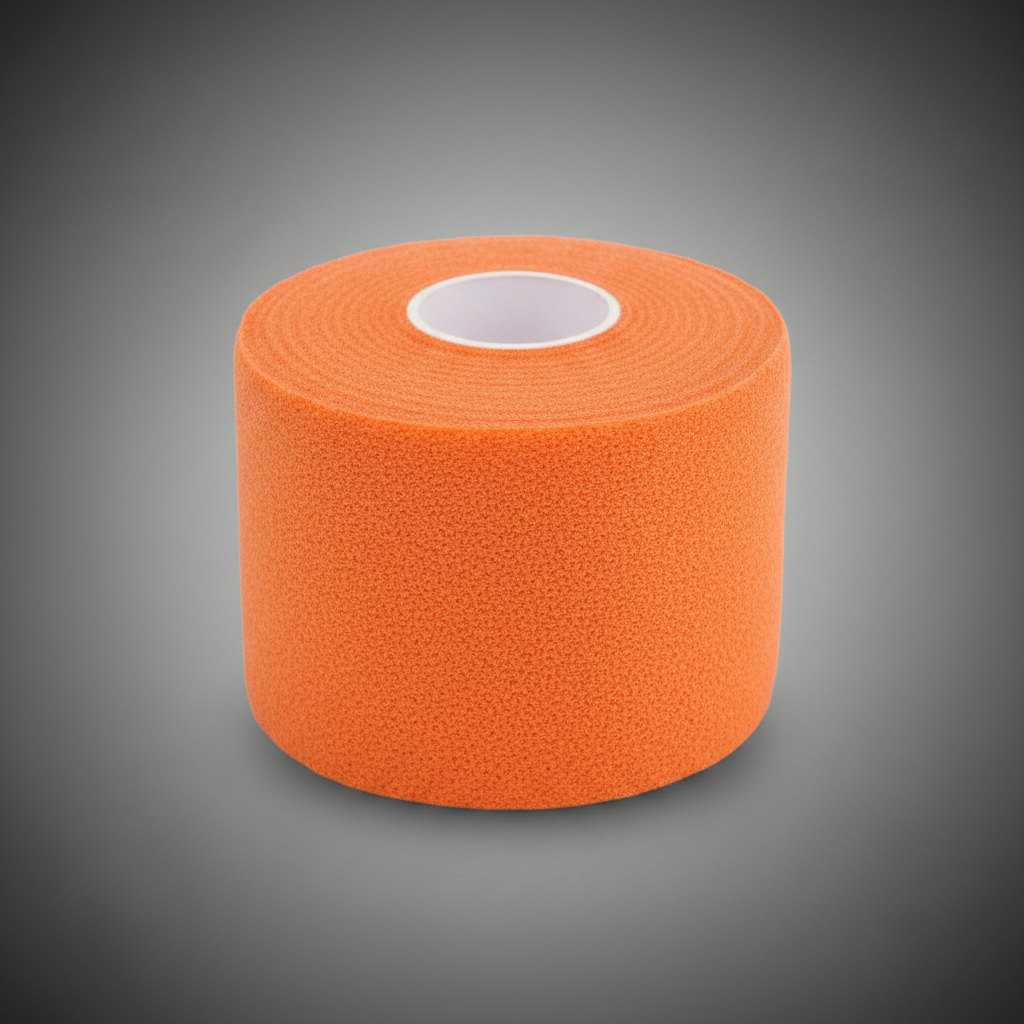 Orange Grip Tape Roll - Studio Background