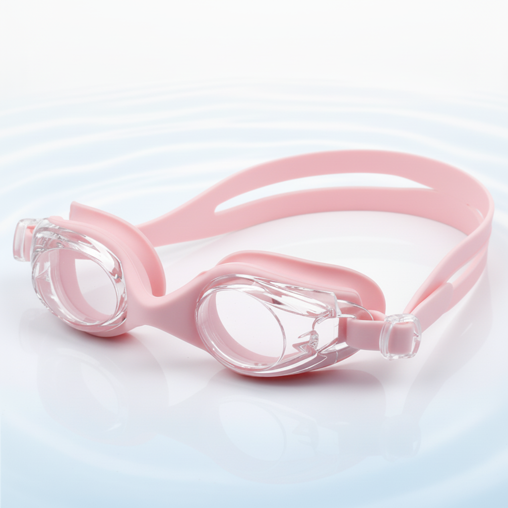 Pink Swimming Goggles