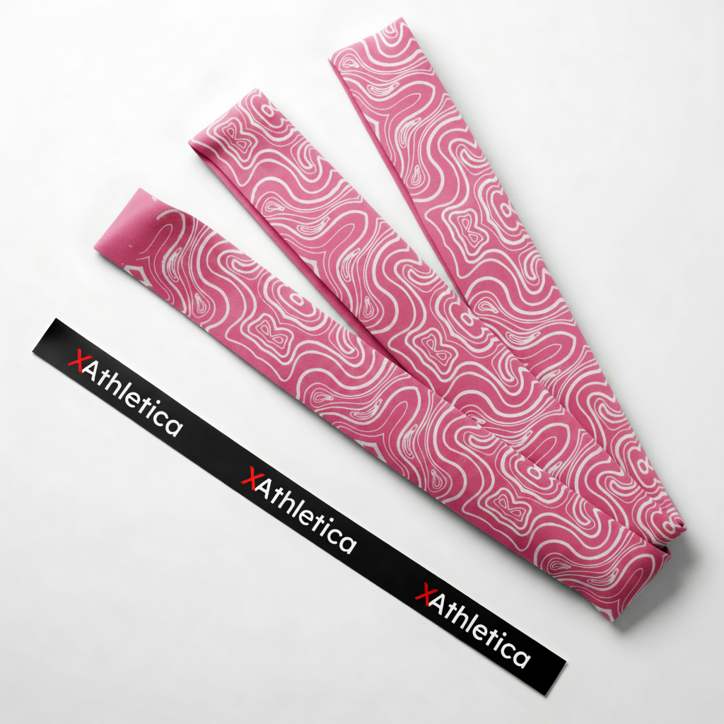 Pink swirl grip tape