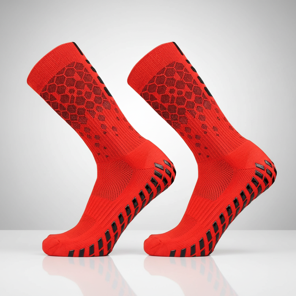 Red Grip Socks