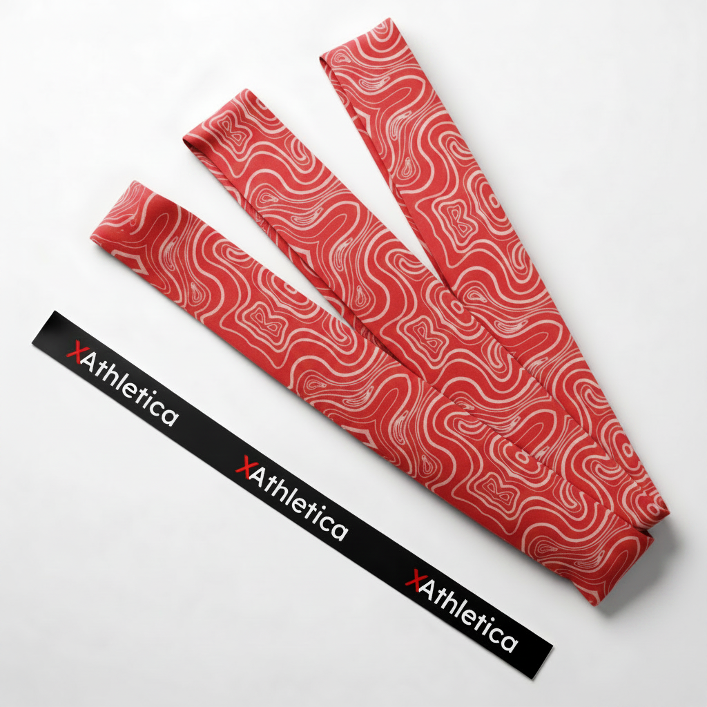 Red swirl grip tape