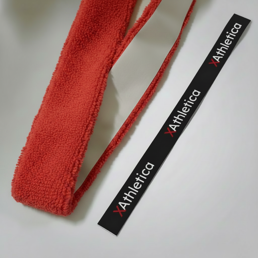 Red Towel Grip Flat Lay