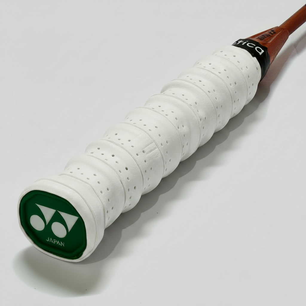 White Racket Grip